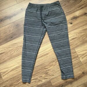 Lululemon Women’s Striped Black/Gray Jogger Pants